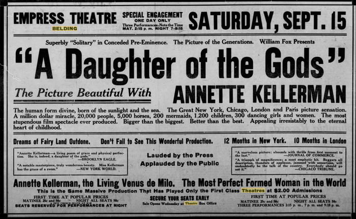 Empress Theatre - 12 Sep 1917